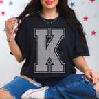 Custom SPANGLE Text SPANGLE Transfer - 11.5" BIG Letters- One Color