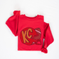 KC Football Helmet SPANGLE TRANSFER