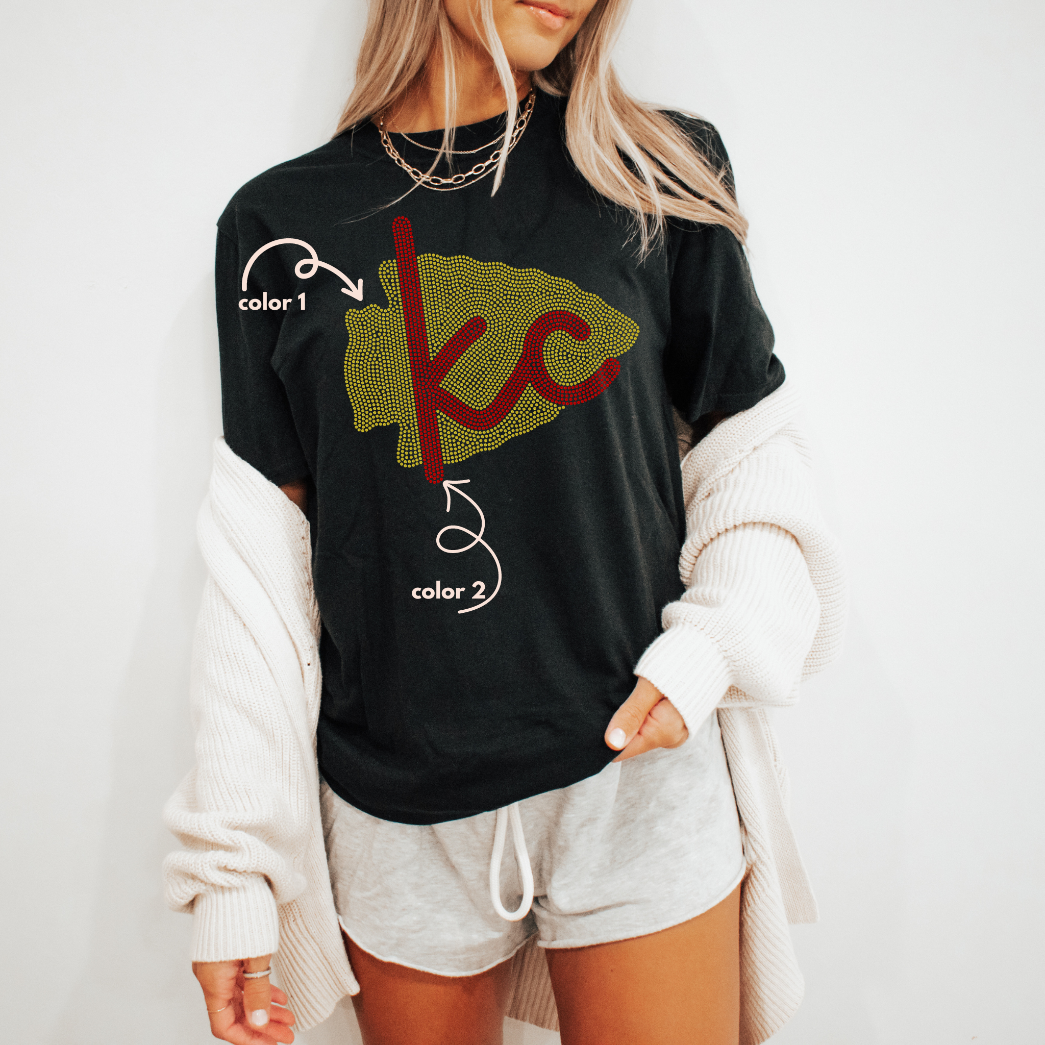 KC Arrowhead SPANGLE TRANSFER