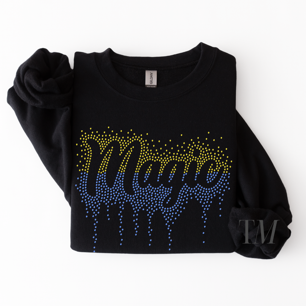 Magic Ombre Drip RHINESTONE TRANSFER