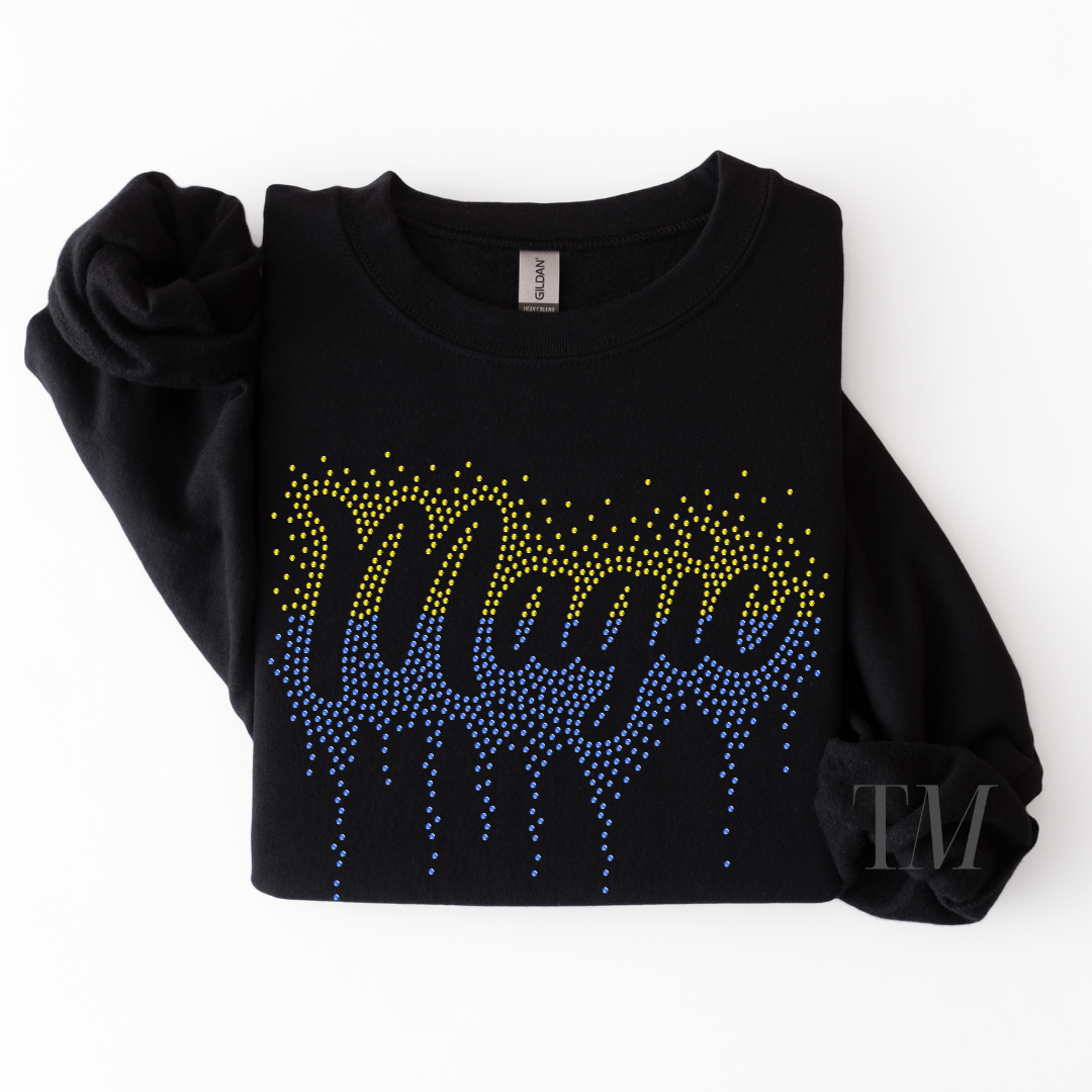 Magic Ombre Drip RHINESTONE TRANSFER