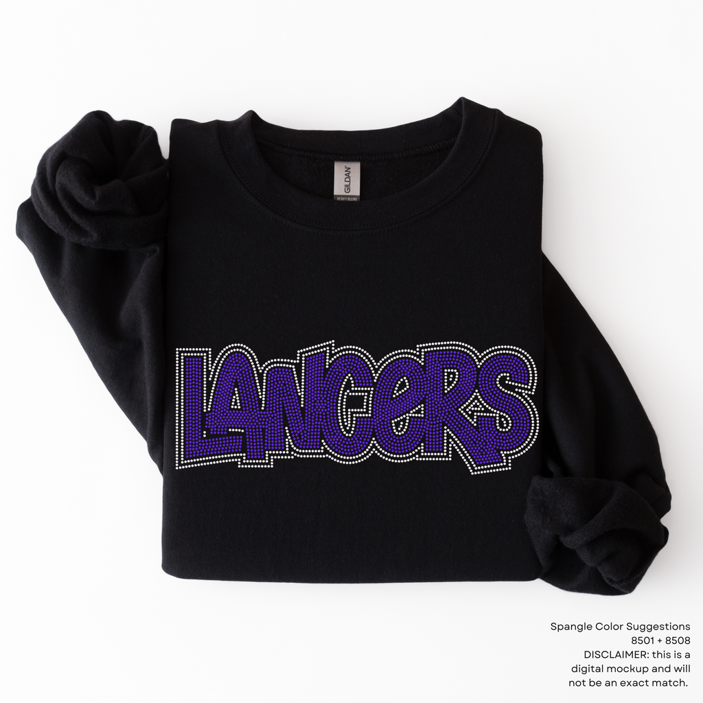 Lancers Double Outline SPANGLE TRANSFER
