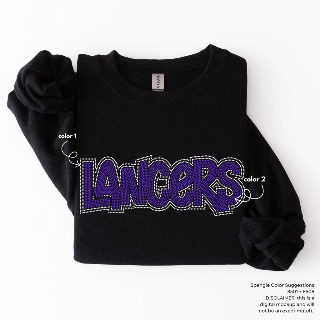 Lancers Double Outline SPANGLE TRANSFER