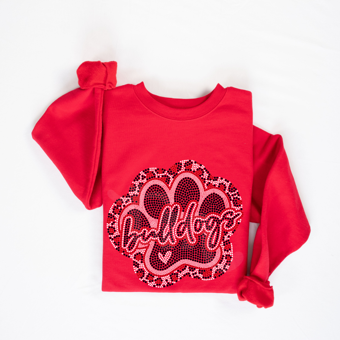 Bulldogs Leopard Paw SPANGLE TRANSFER