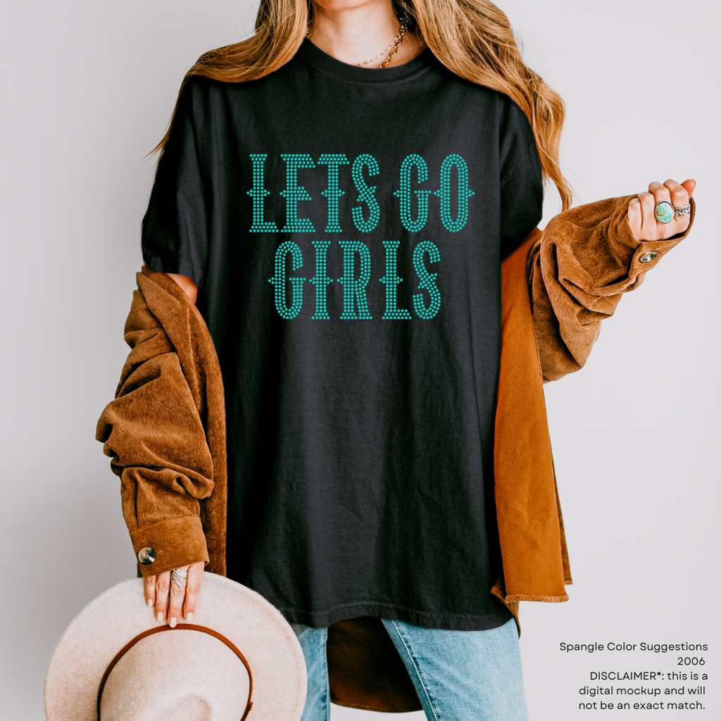 Let's Go Girls SPANGLES TRANSFER