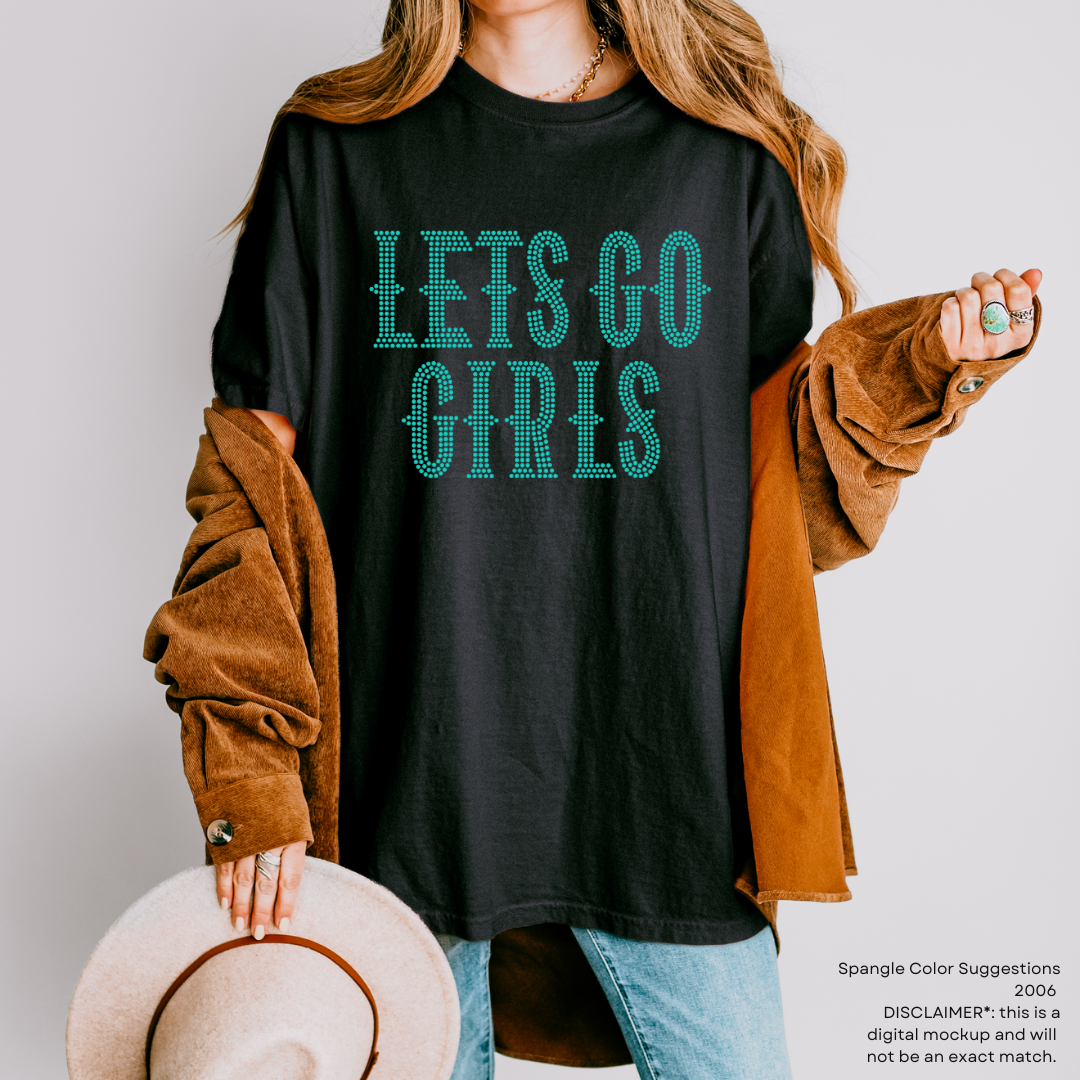 Let's Go Girls SPANGLES TRANSFER