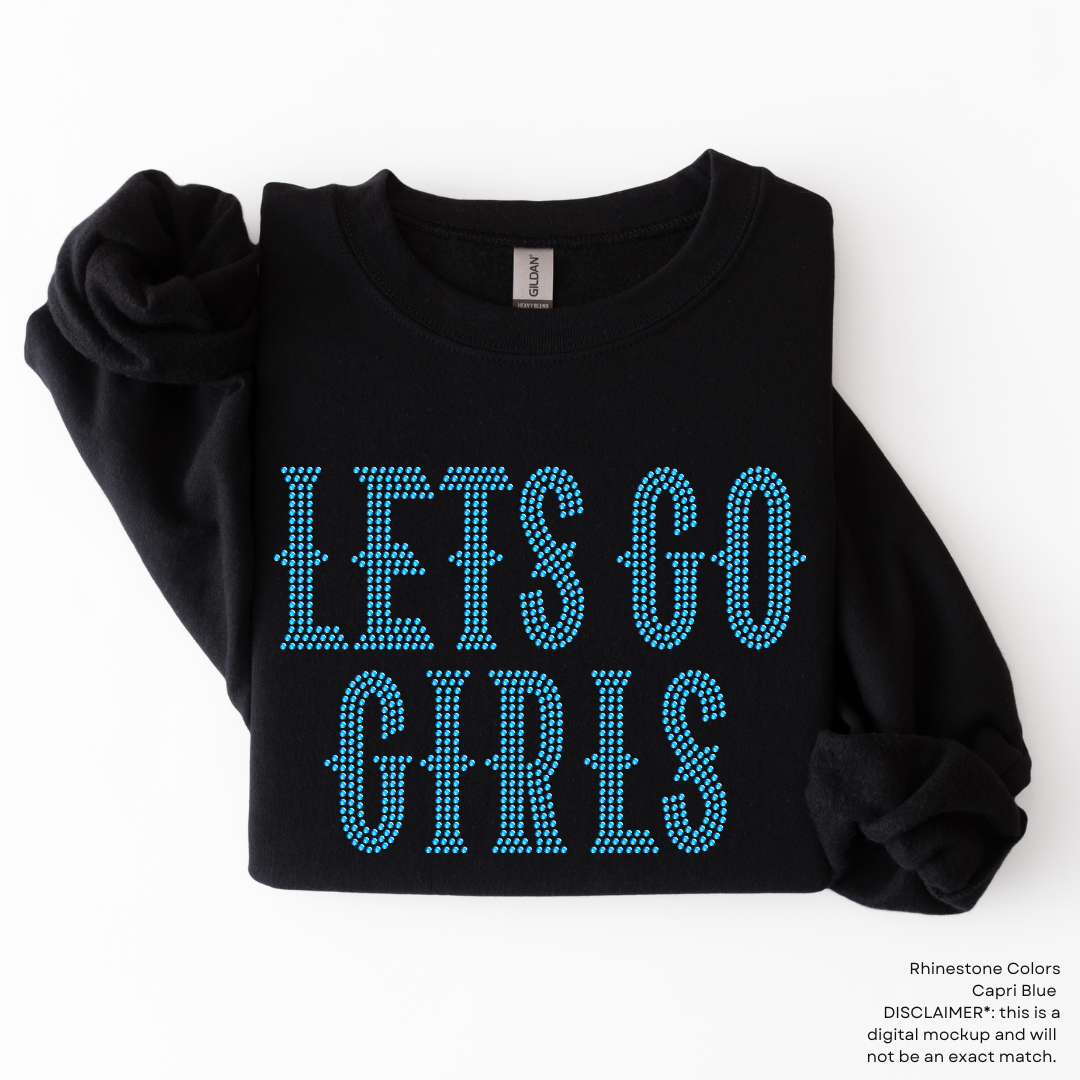 Let's Go Girls RHINESTONE TRANSFER