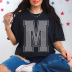 Custom SPANGLE Text SPANGLE Transfer - 11.5" BIG Letters- One Color