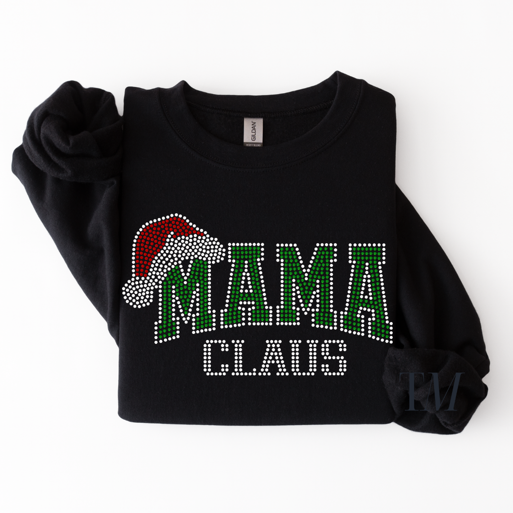 Mama Claus SPANGLES TRANSFER