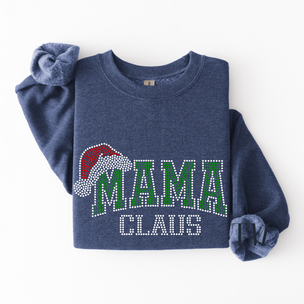 Mama Claus SPANGLES TRANSFER
