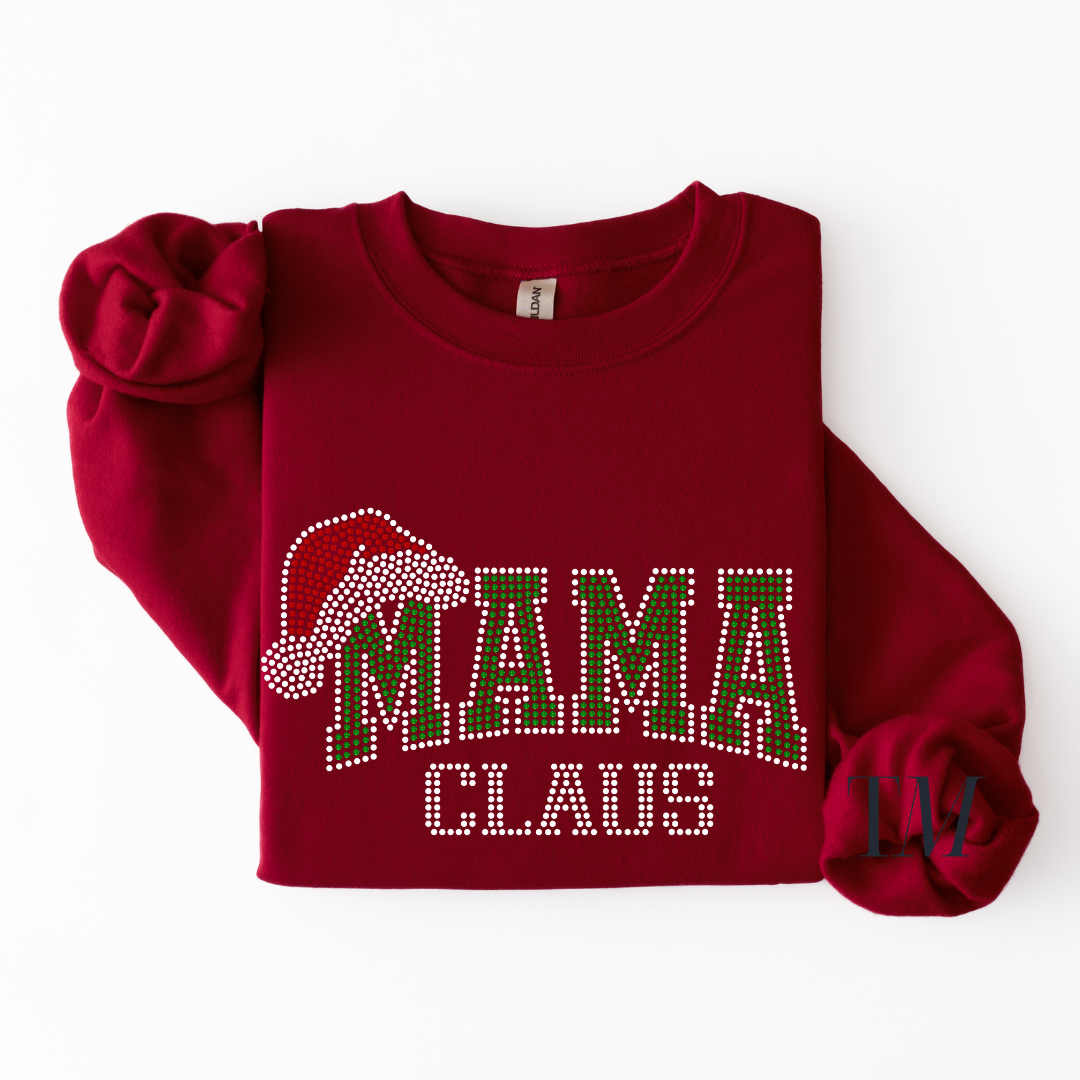 Mama Claus SPANGLES TRANSFER