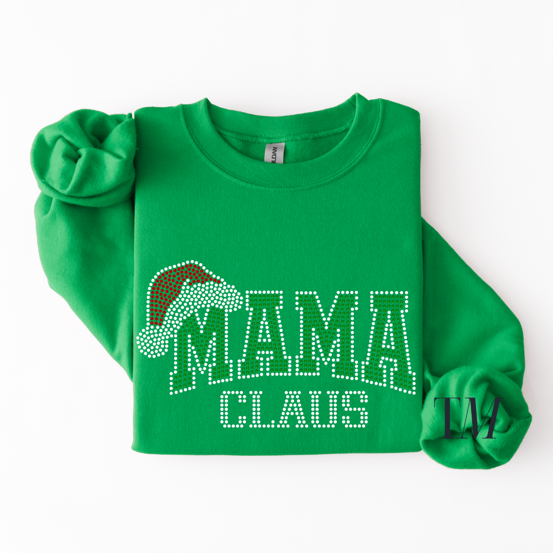 Mama Claus SPANGLES TRANSFER