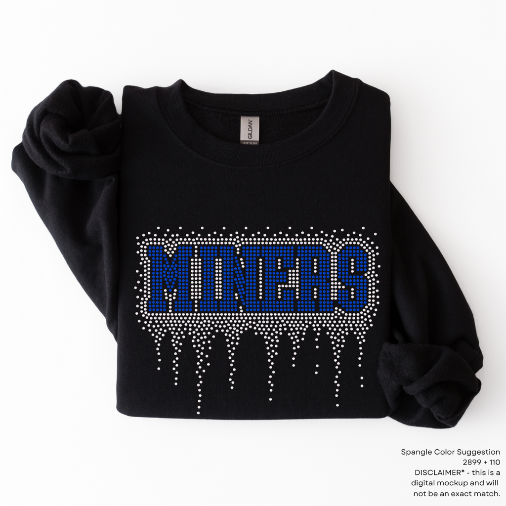 Miners Athletic Drip SPANGLE TRANSFER