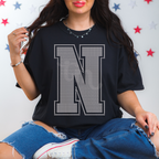 Custom SPANGLE Text SPANGLE Transfer - 11.5" BIG Letters- One Color