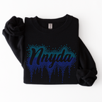 NNYDA Ombre Drip SPANGLE TRANSFER