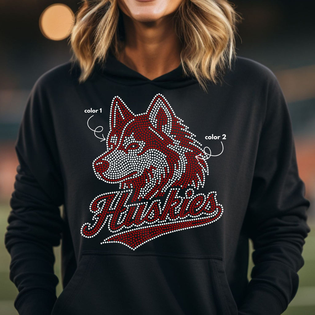 Huskies School Spirit SPANGLE TRANSFER