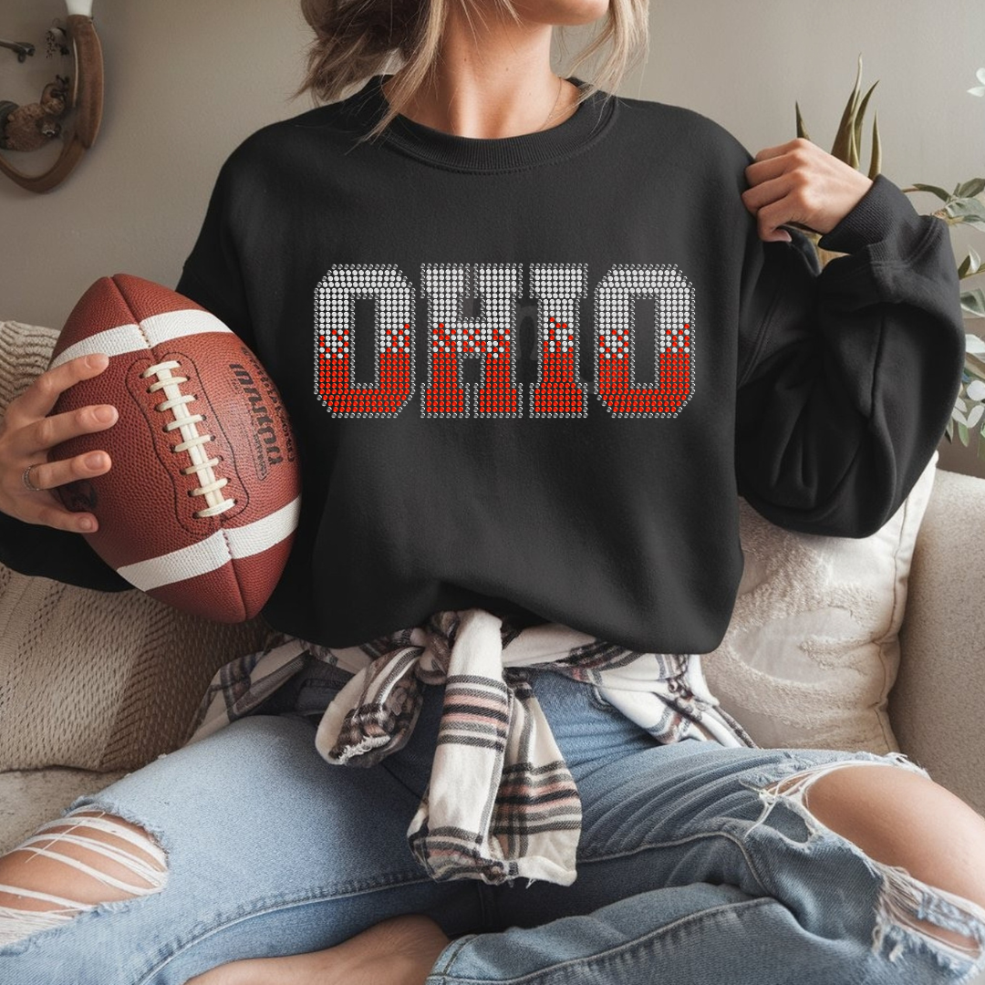 Ohio State Rhinestone Transfer Ohio Ombre RHINESTONE TRANSFER – Tees Me Boutique