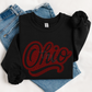 Ohio Script Style RHINESTONE TRANSFER