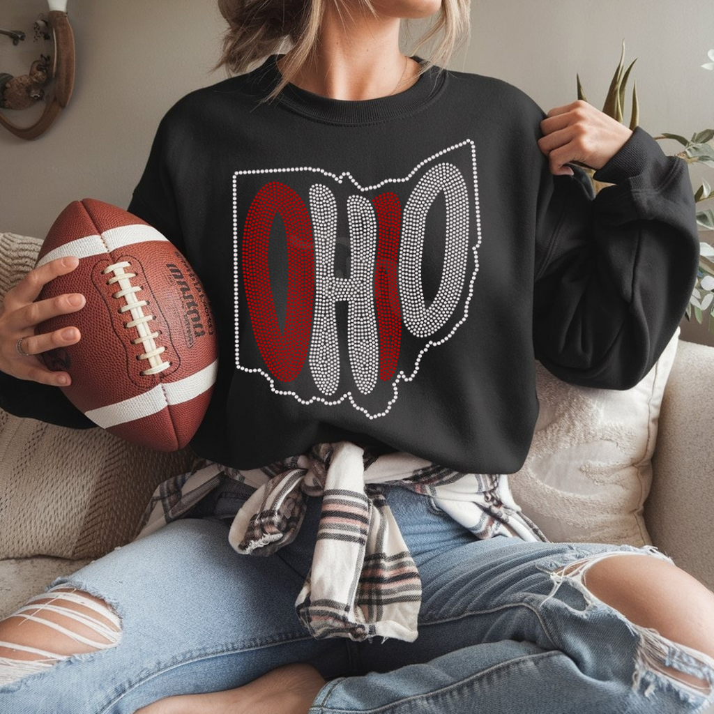 Ohio Retro Groovy SPANGLE TRANSFER