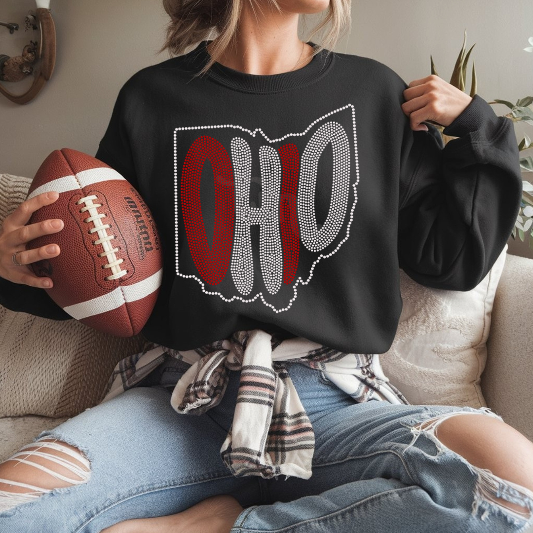 Ohio Retro Groovy SPANGLE TRANSFER