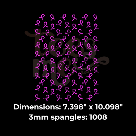 Ribbons Pattern SPANGLE TRANSFER