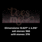 Pattern 1 RHINESTONE TRANSFER