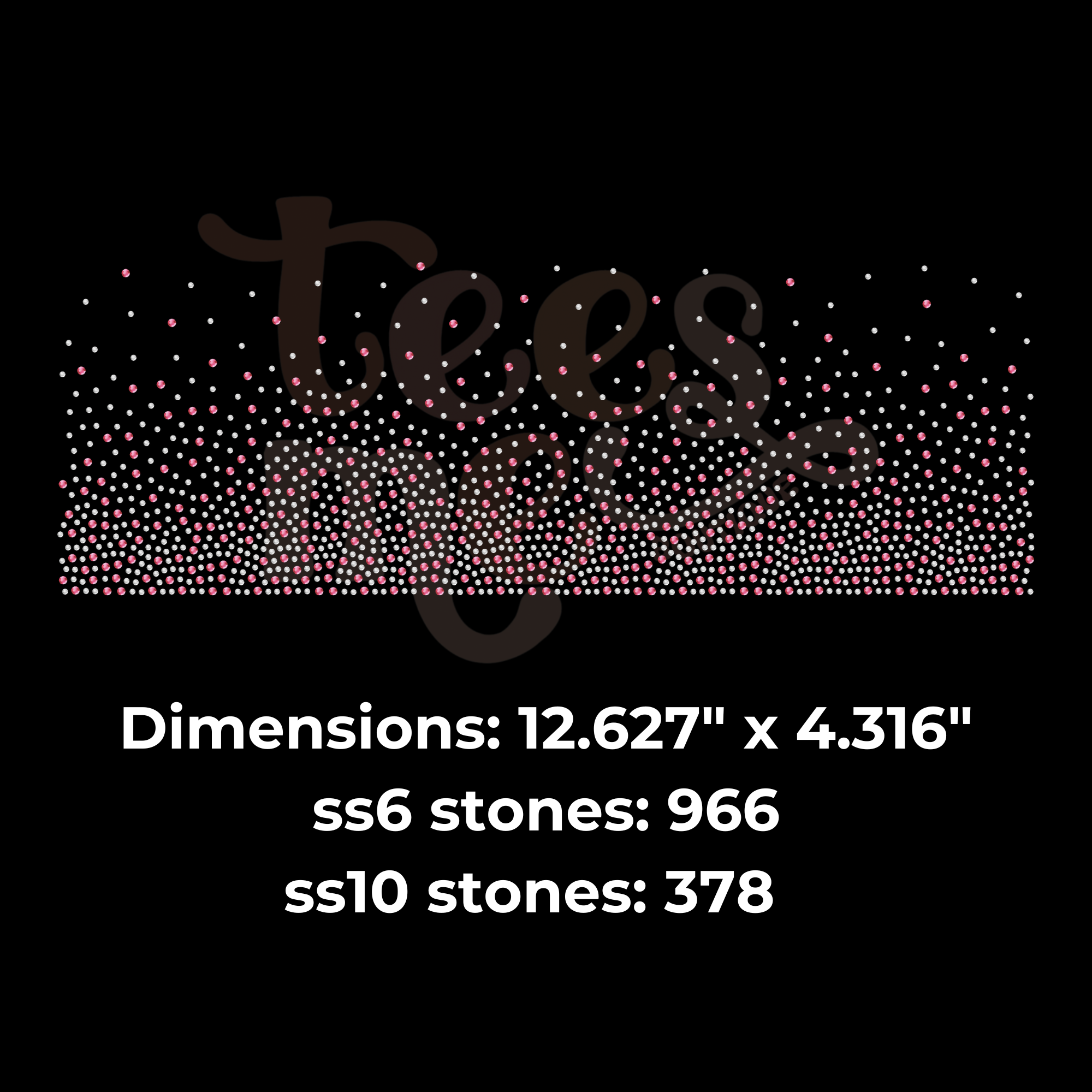 Pattern 1 RHINESTONE TRANSFER