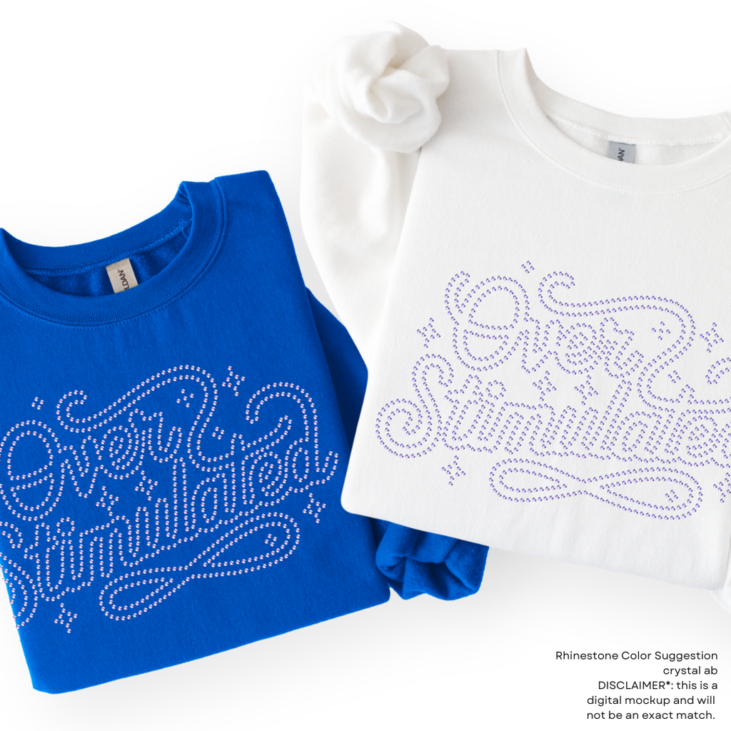 Overstimulated RHINESTONE TRANSFER