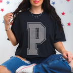 Custom SPANGLE Text SPANGLE Transfer - 11.5" BIG Letters- One Color