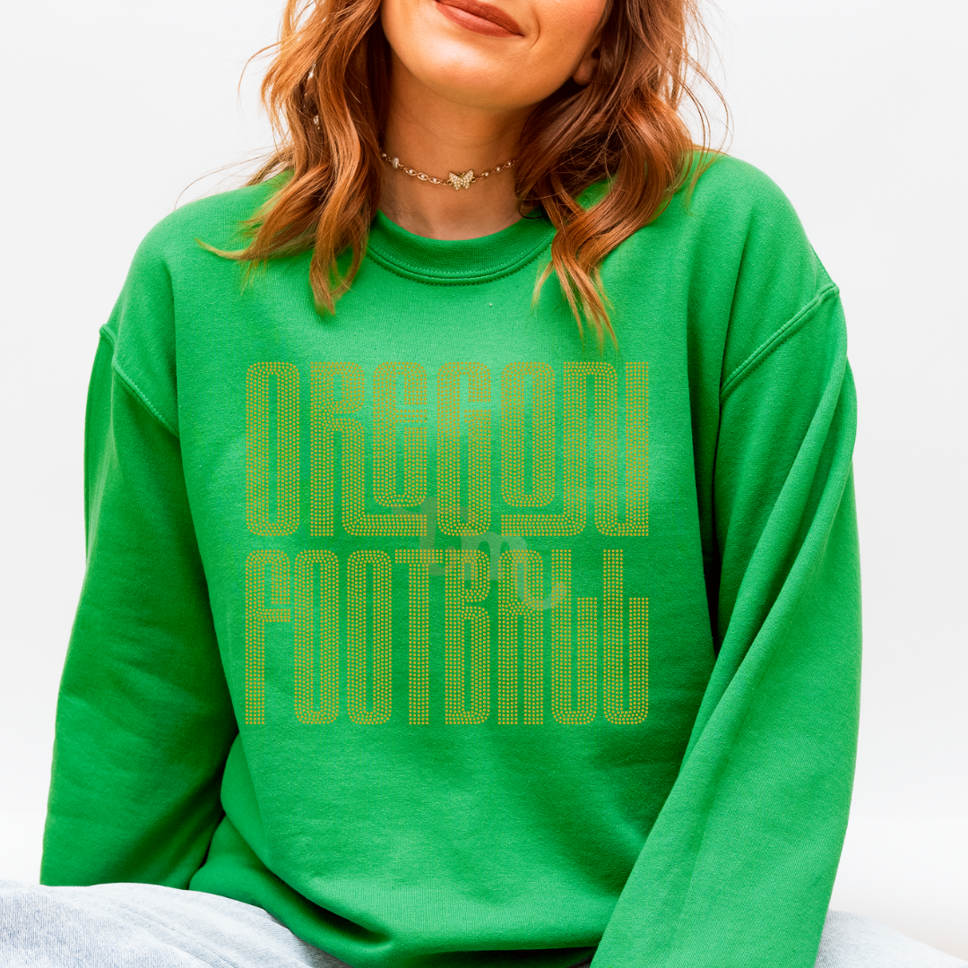 Vintage Oregon Football SPANGLE TRANSFER