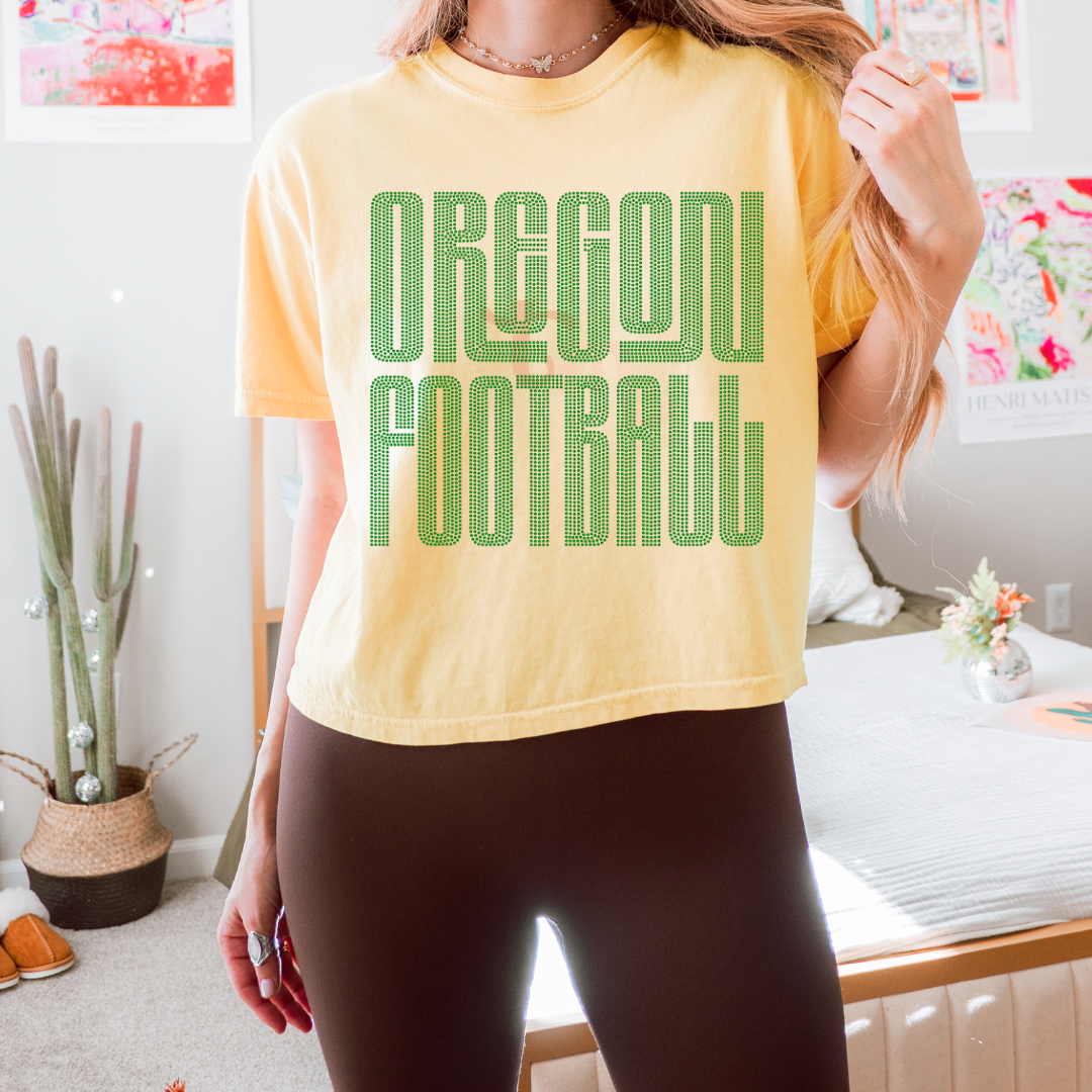 Vintage Oregon Football SPANGLE TRANSFER