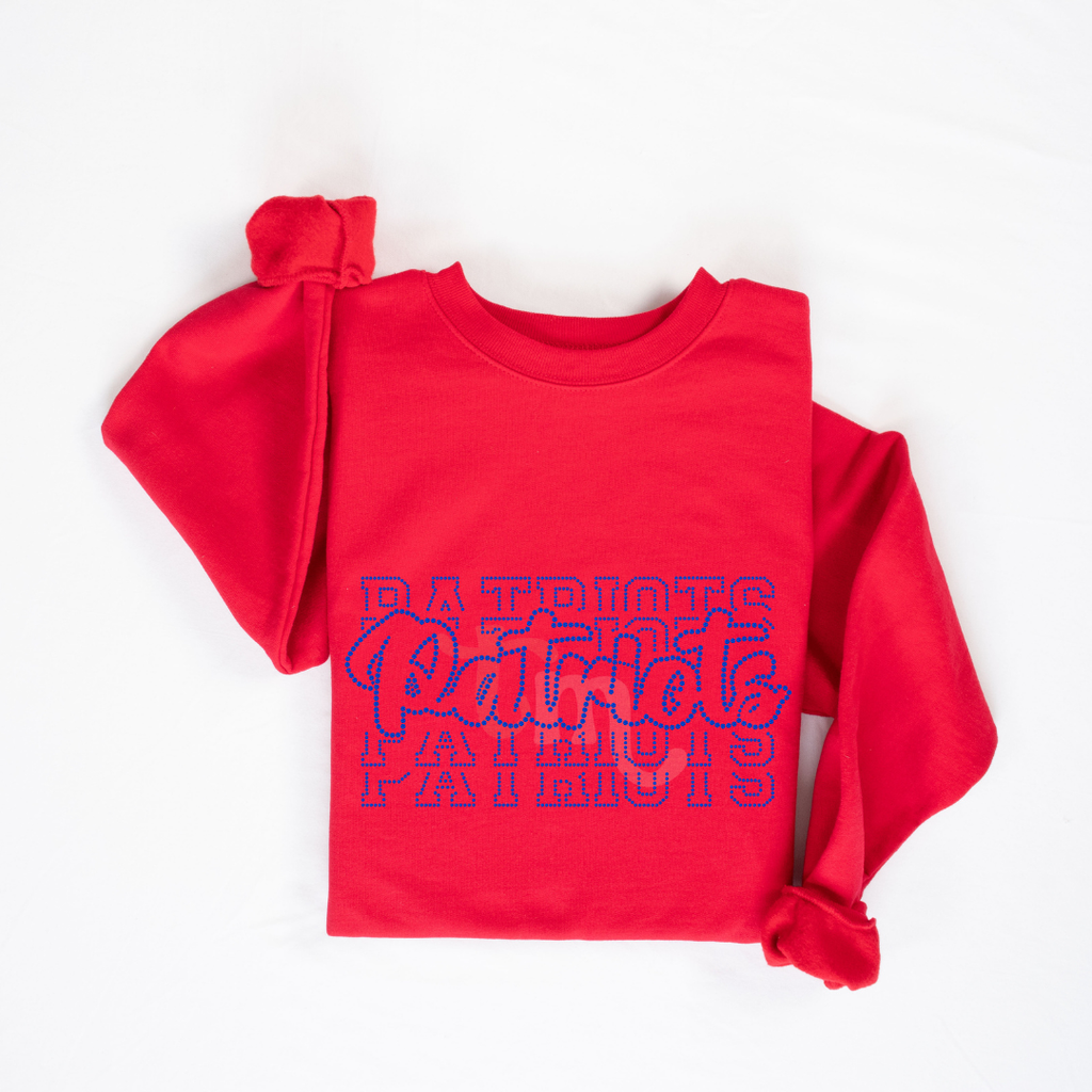 Patriots Stacked SPANGLE TRANSFER