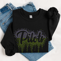 Pilots Ombre Drip RHINESTONE TRANSFER