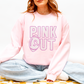 Pink Out Football SPANGLE TRANSFER