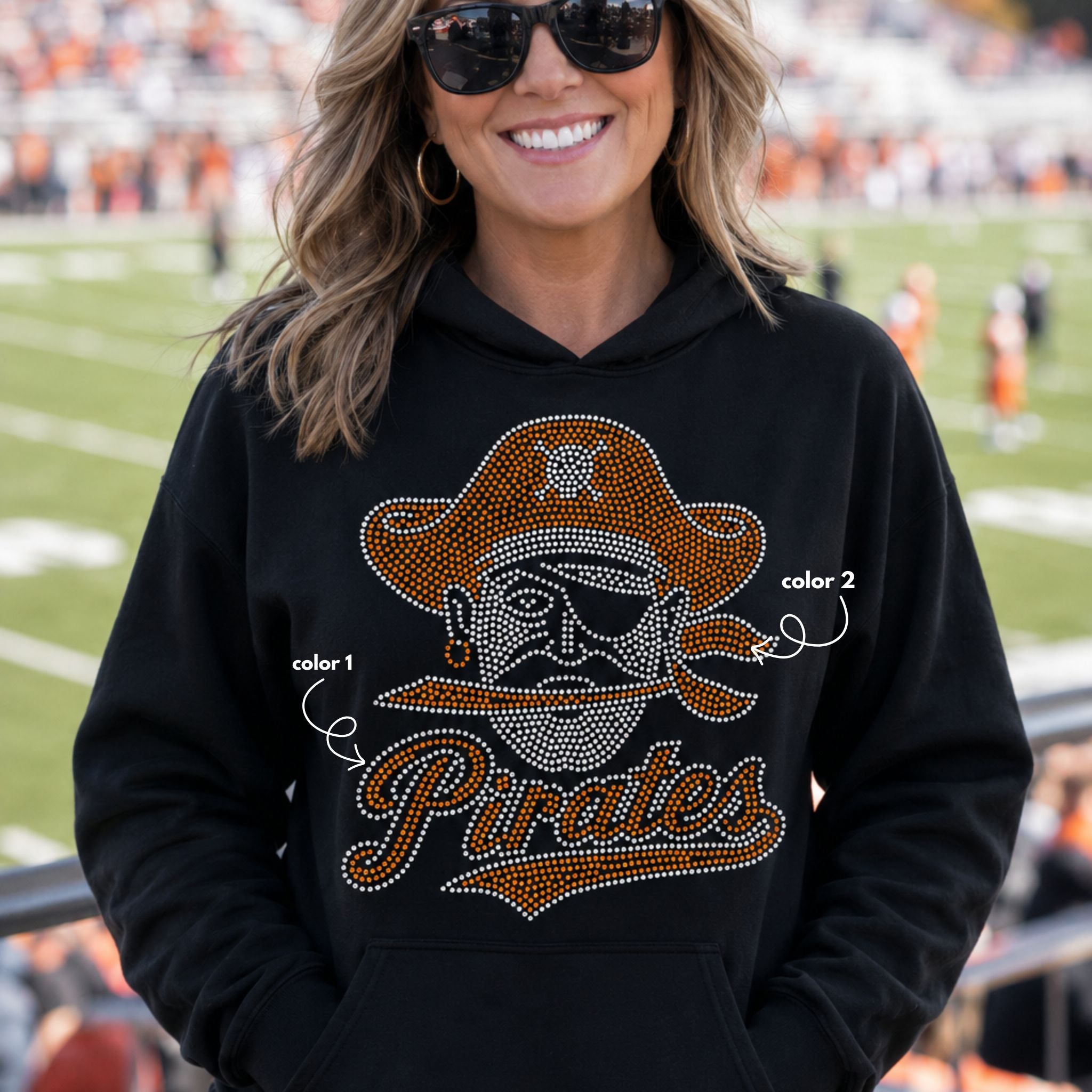 Pirates School Spirit SPANGLE TRANSFER