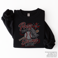 Pray First Swing Later SPANGLES TRANSFER
