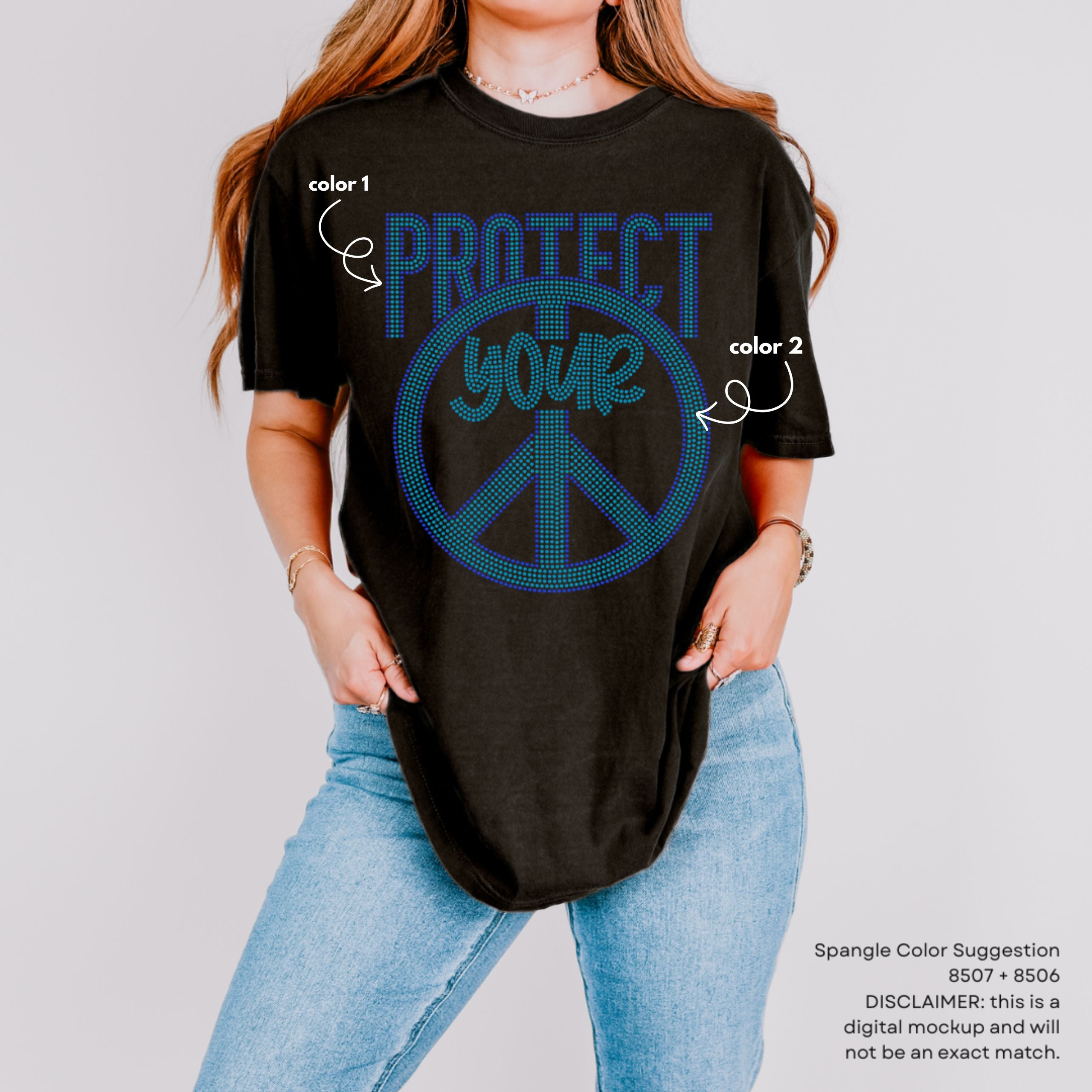 Protect Your Peace SPANGLE TRANSFER