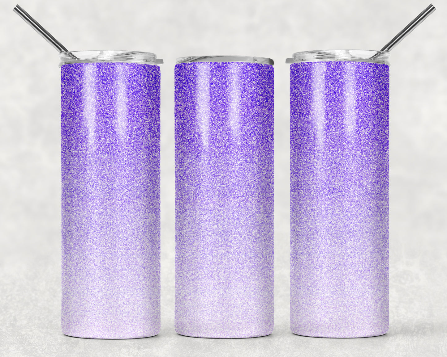 Purple Glitter Ombre