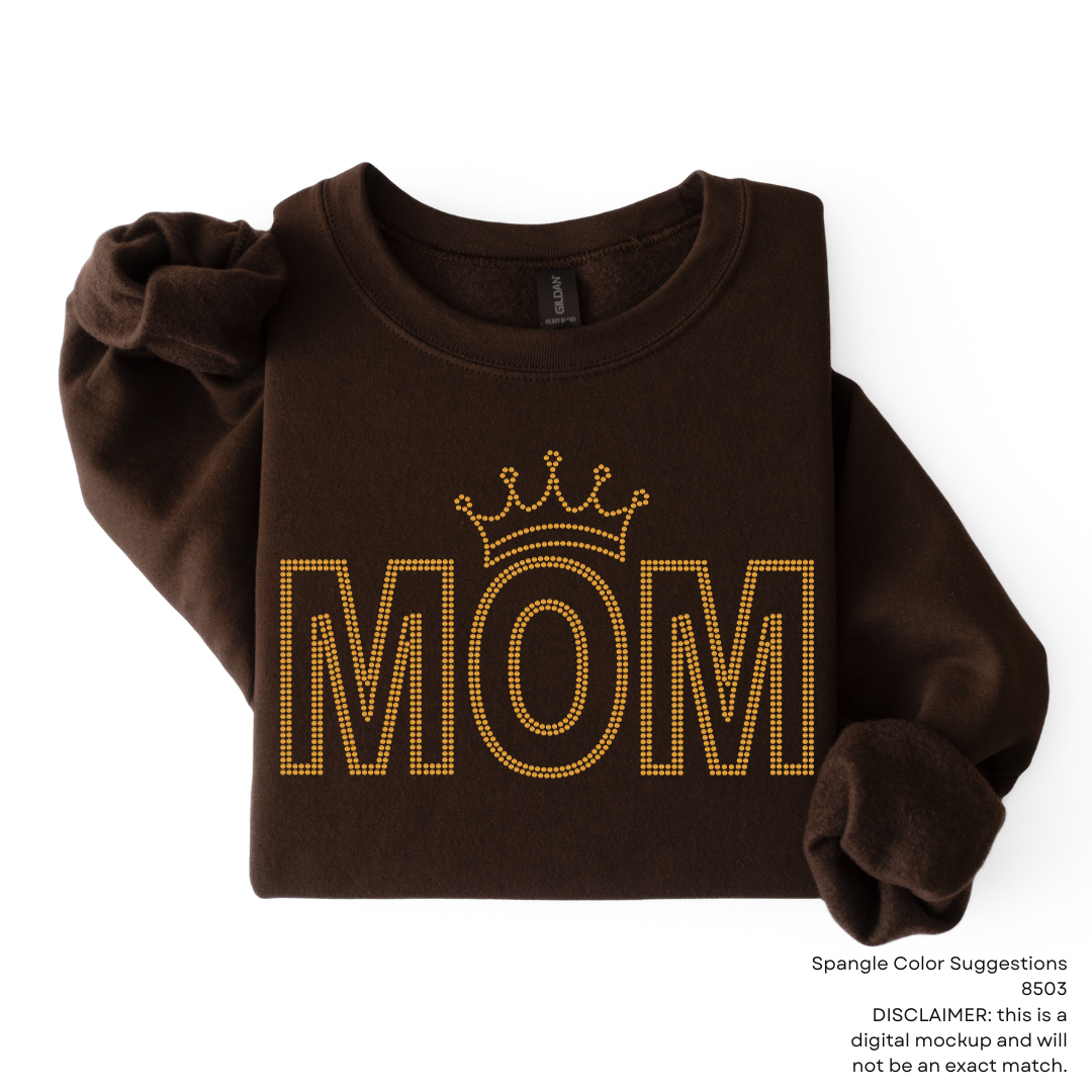 READY TO SHIP // Queen Mom SPANGLE TRANSFER c. 8503