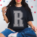 Custom SPANGLE Text SPANGLE Transfer - 11.5" BIG Letters- One Color