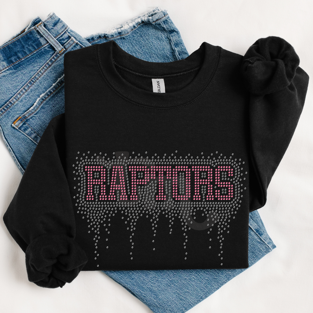 Raptors Athletic Drip RHINESTONE TRANSFER