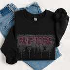 Raptors Athletic Drip RHINESTONE TRANSFER
