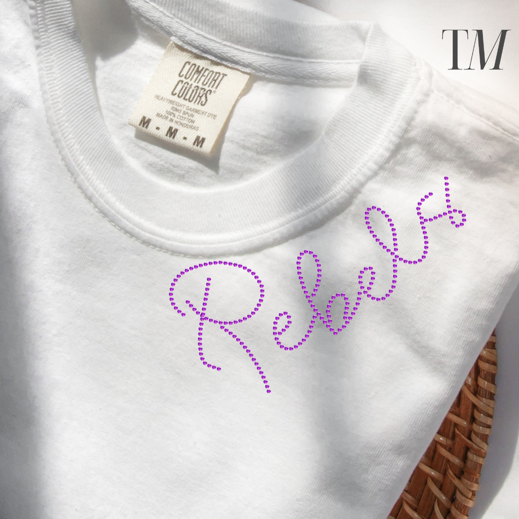 Rebels Collar SHEET OF FOUR RHINESTONE TRANSFER