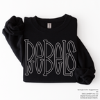 Rebels Hand Drawn SPANGLE TRANSFER