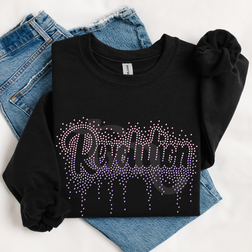 Revolution Ombre Drip RHINESTONE TRANSFER