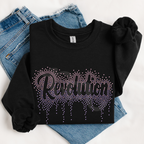 Revolution Ombre Drip RHINESTONE TRANSFER
