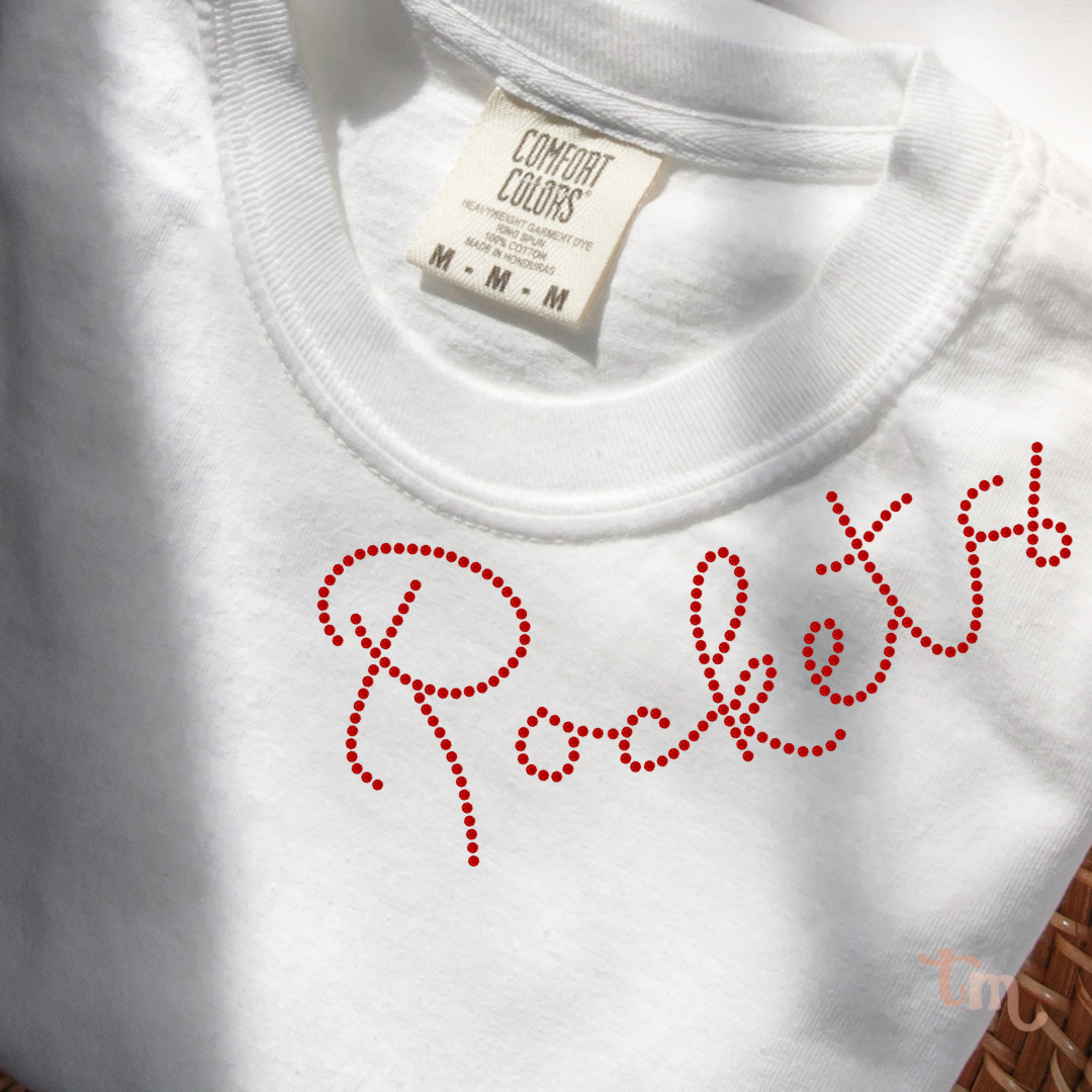 Rockets Collar SHEET OF FOUR SPANGLE TRANSFER