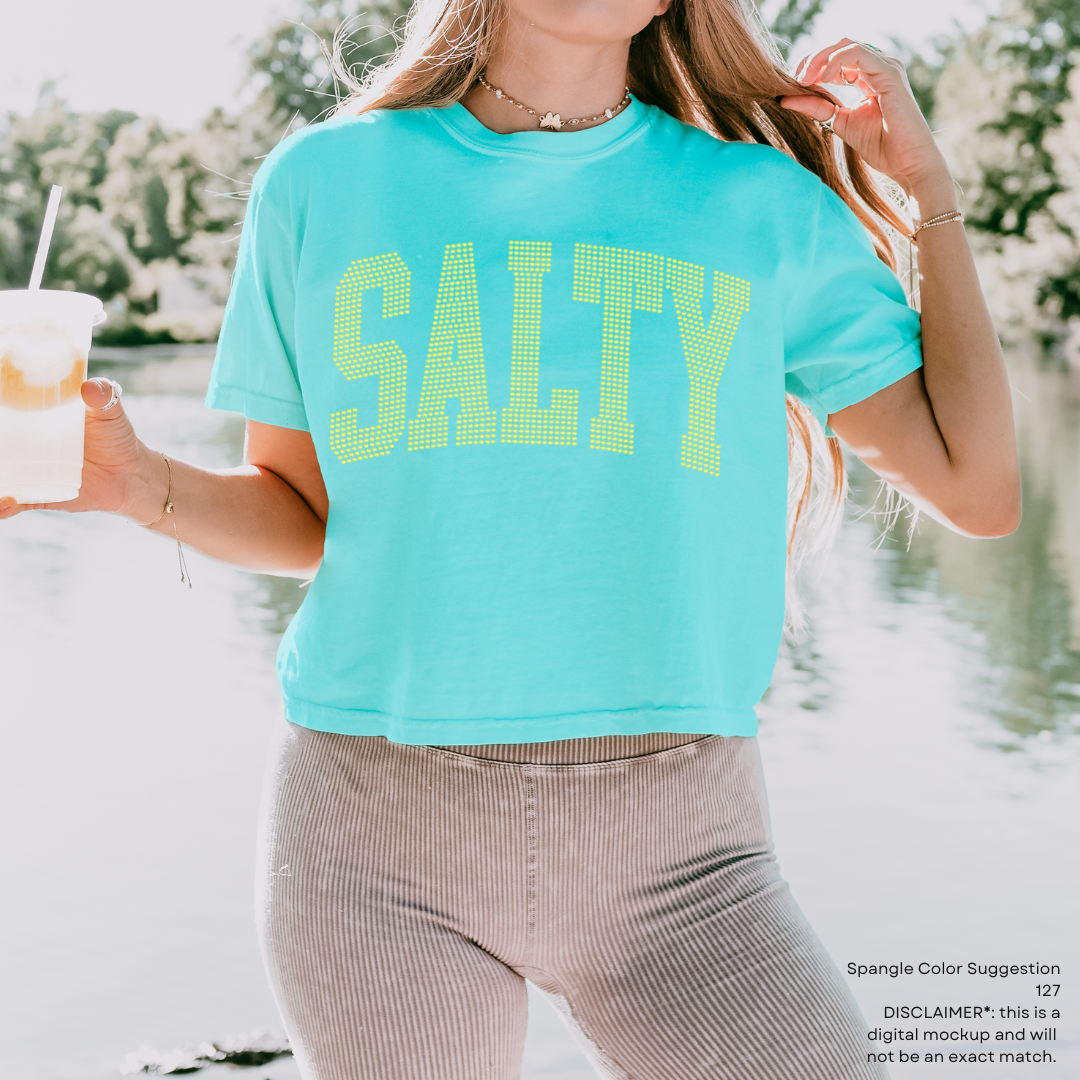 Salty Arched SPANGLES TRANSFER