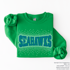 Seahawks Arched Scatter SPANGLE TRANSFER