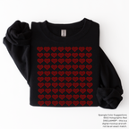 1inch Heart Sheet SPANGLES TRANSFER